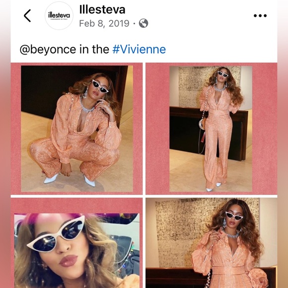 Illesteva Vivienne cat eye Sunglasses in Grey - Picture 7 of 8